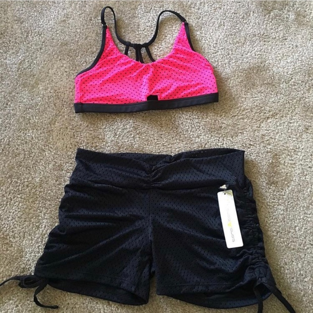 Top and shorts